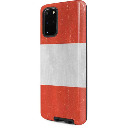 Distressed Austria Flag Galaxy S20 Plus Pro Case